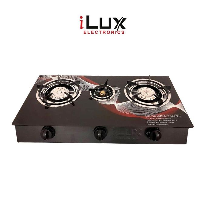 Ilux Cuisinière à Gaz – Réchaud 3 Feux
